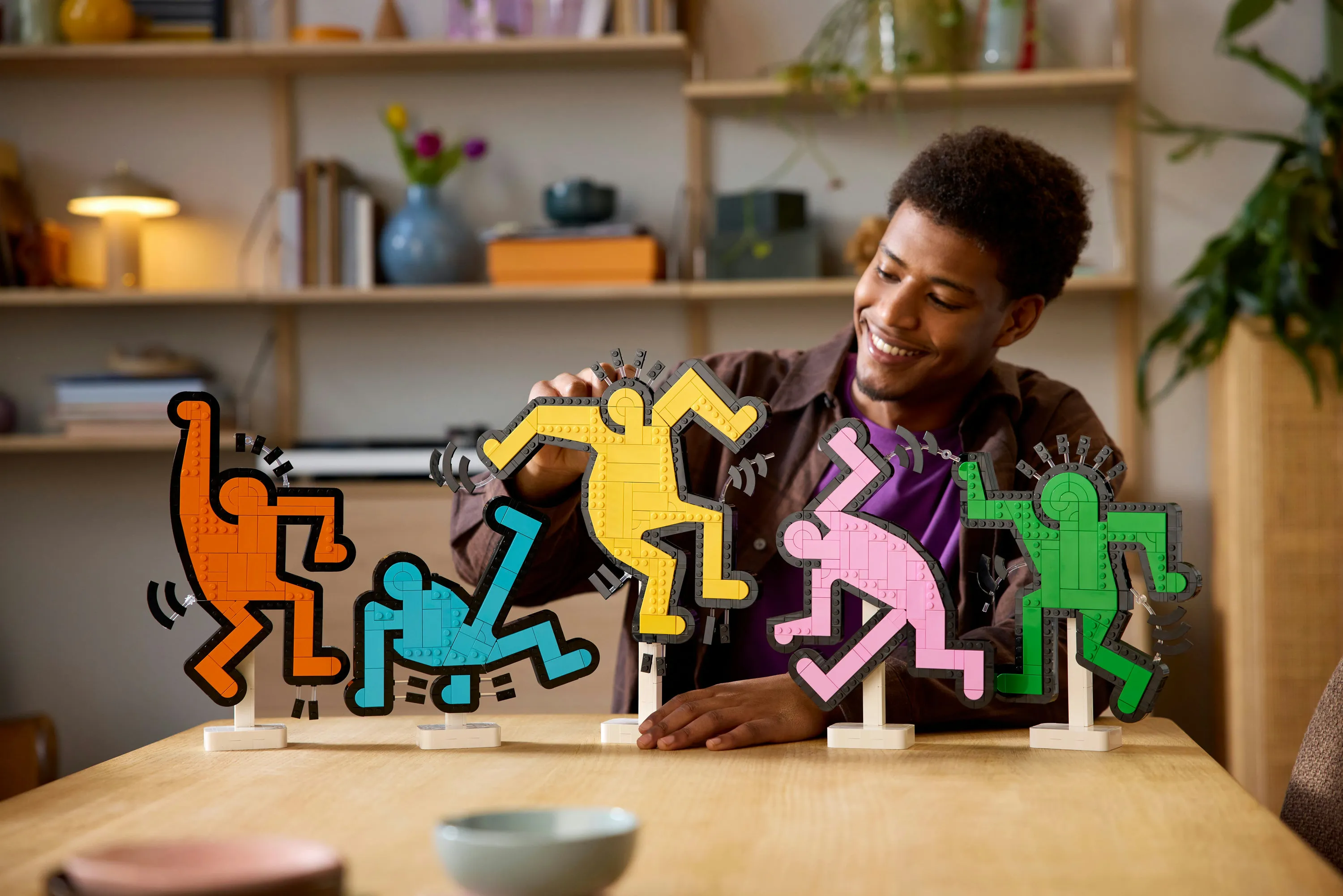 LEGO Art Keith Haring &ndash; Dancing Figures 31216