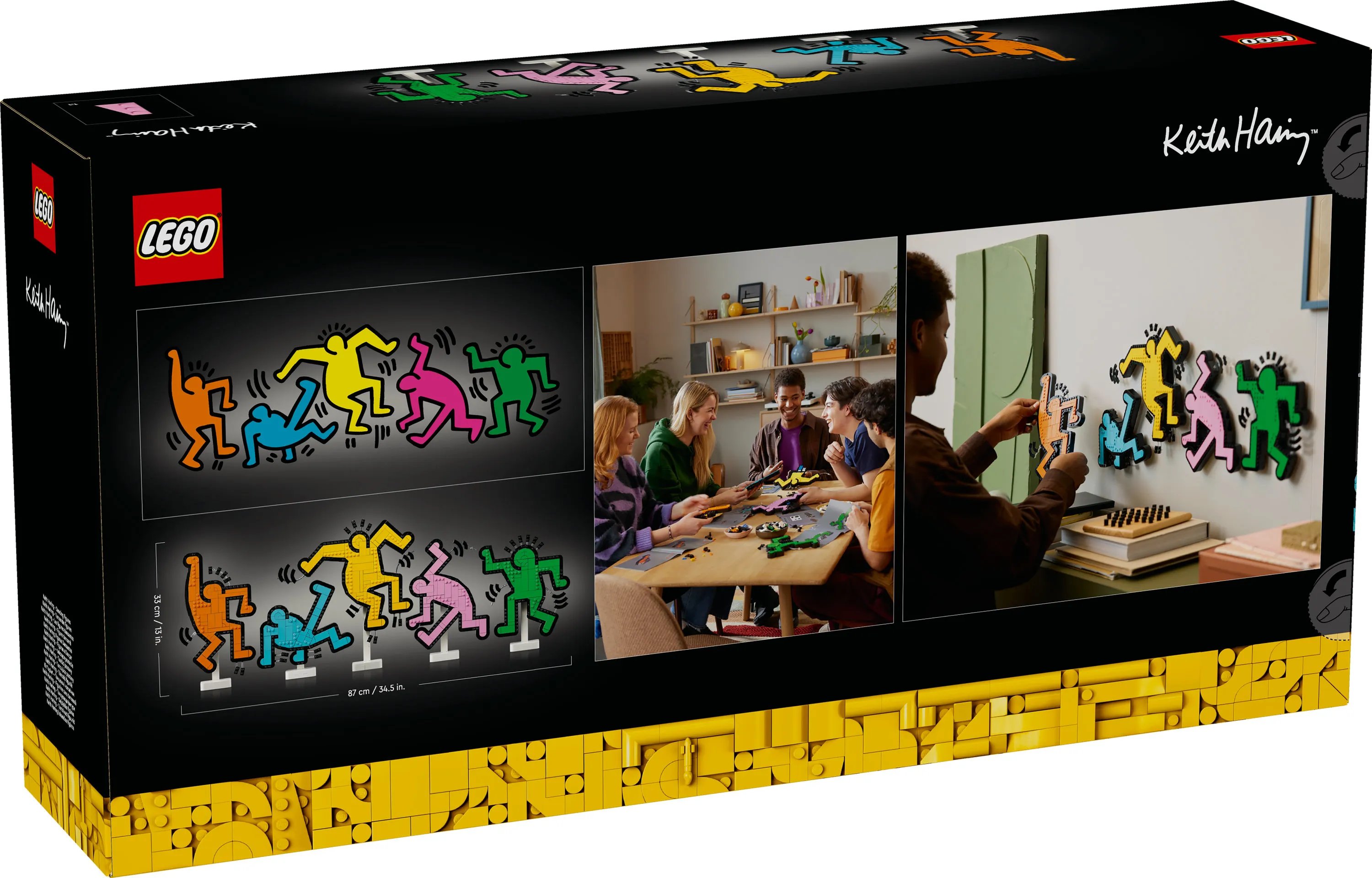 LEGO Art Keith Haring &ndash; Dancing Figures 31216