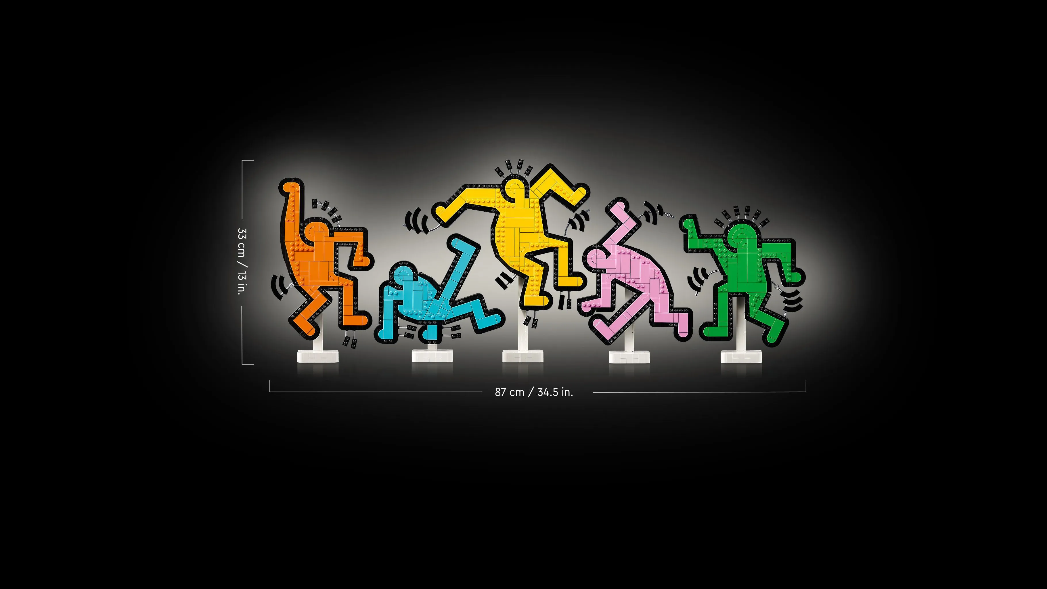 LEGO Art Keith Haring &ndash; Dancing Figures 31216