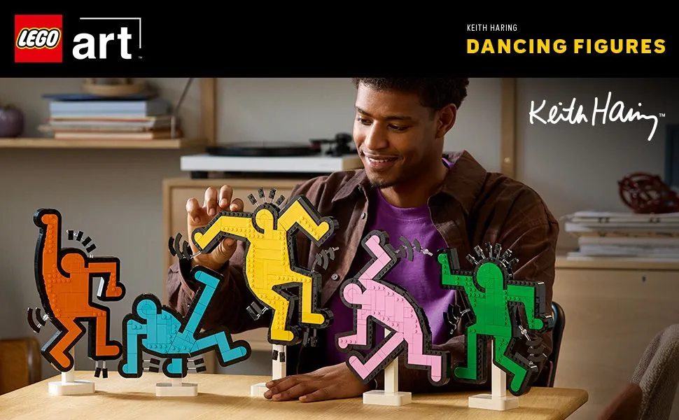 LEGO Art Keith Haring &ndash; Dancing Figures 31216