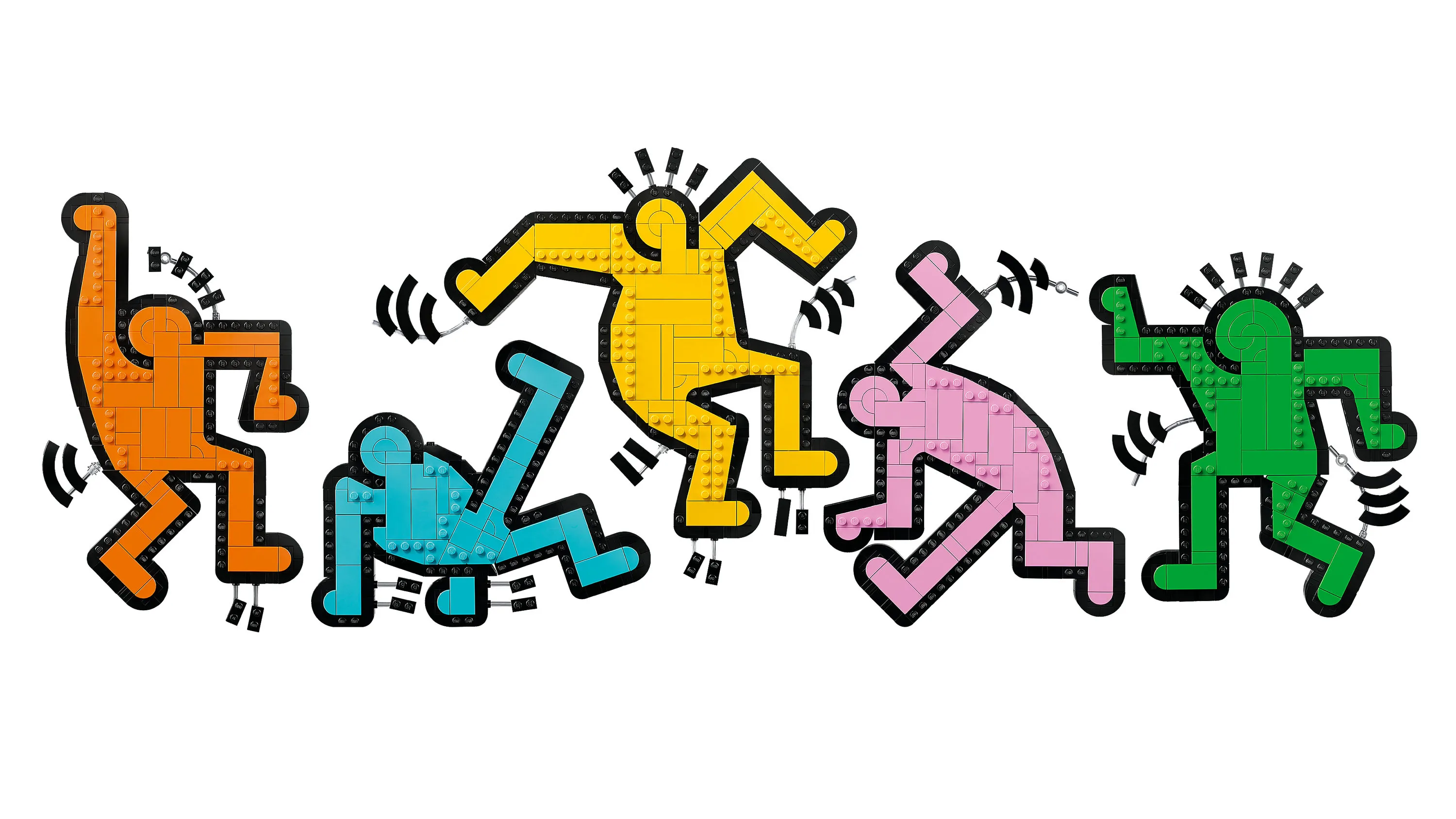LEGO Art Keith Haring &ndash; Dancing Figures 31216