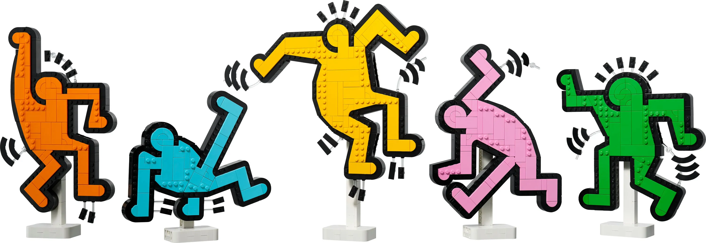 LEGO Art Keith Haring &ndash; Dancing Figures 31216