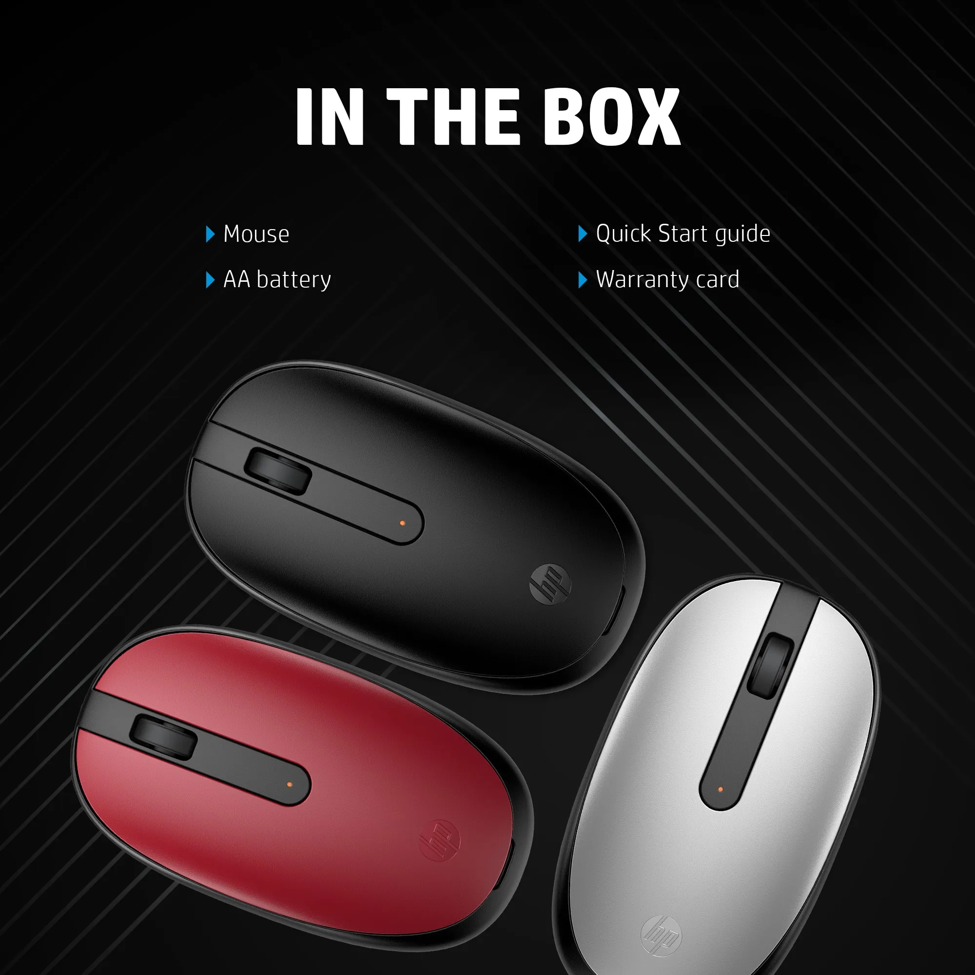 HP 240 Black Bluetooth Mouse - wireless mouse, Black