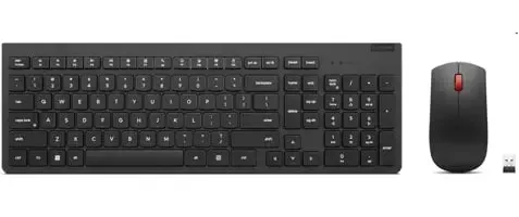Lenovo Essential G2 - trådlös tangentbord och mus, svart (Nordic)