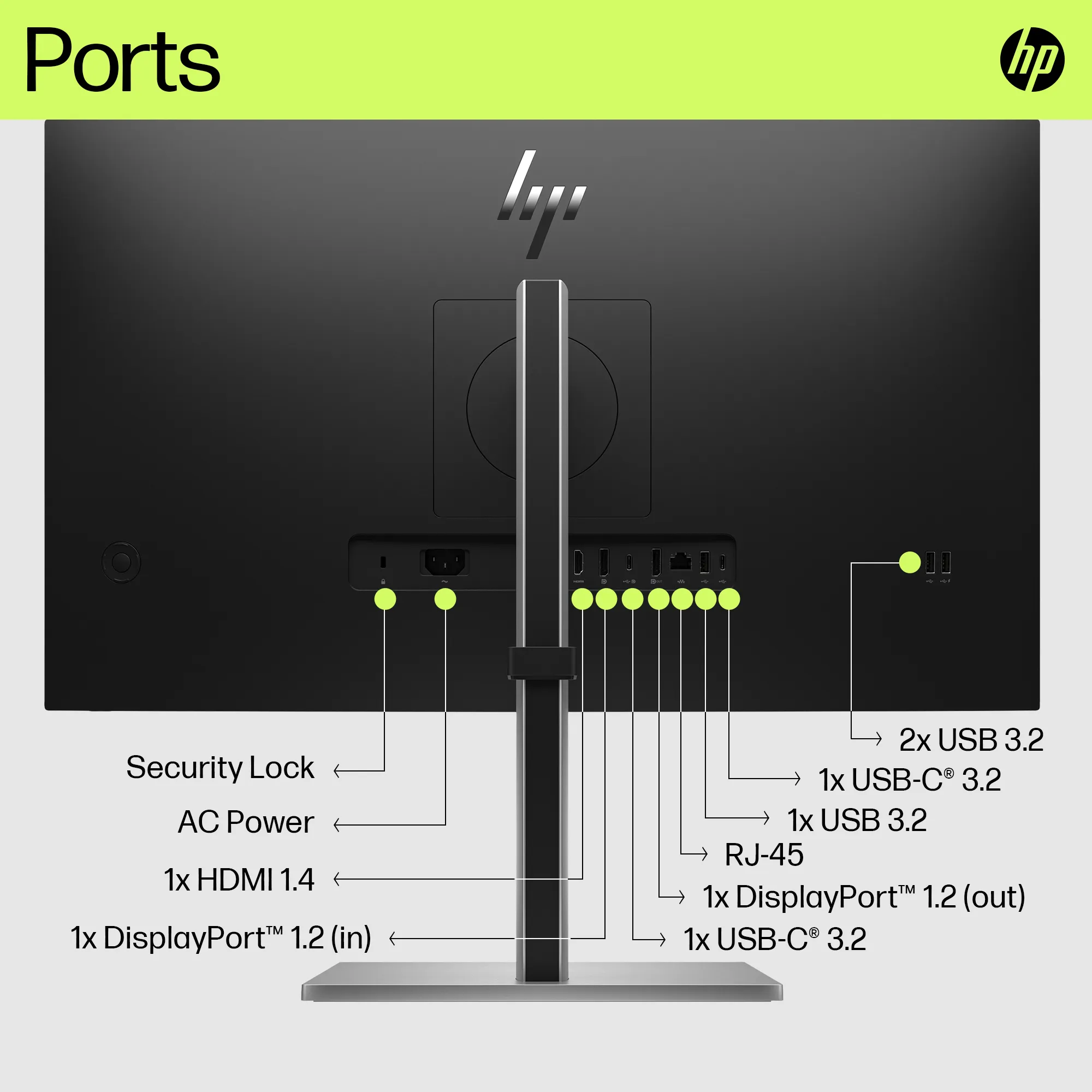 HP E27u G5 27" QHD, IPS Monitor with USB-C hub