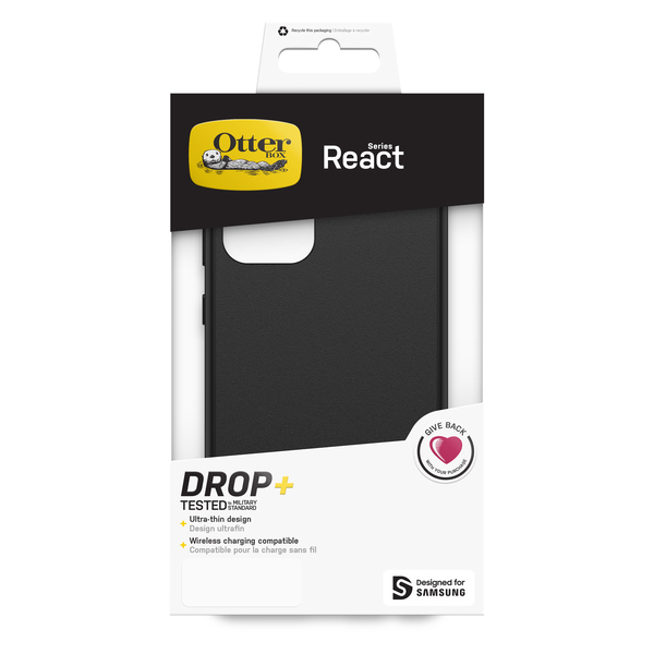 OTTERBOX REACT SAMSUNG GALAXY A72 - BLACK