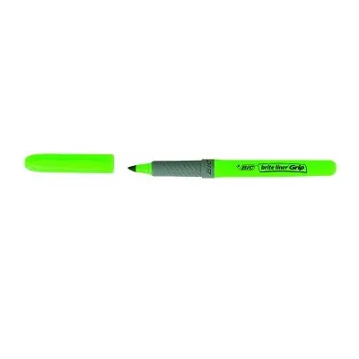 BIC Brite Liner Grip textMarker green
