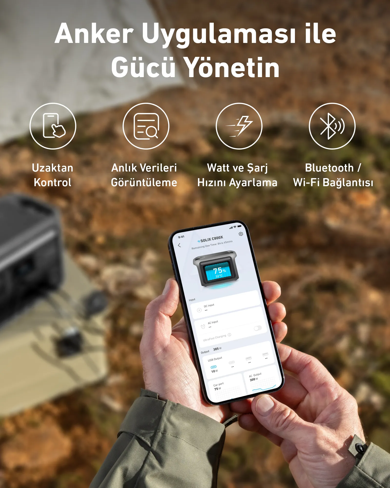 Anker SOLIX C800X 1200W - portable power station 8