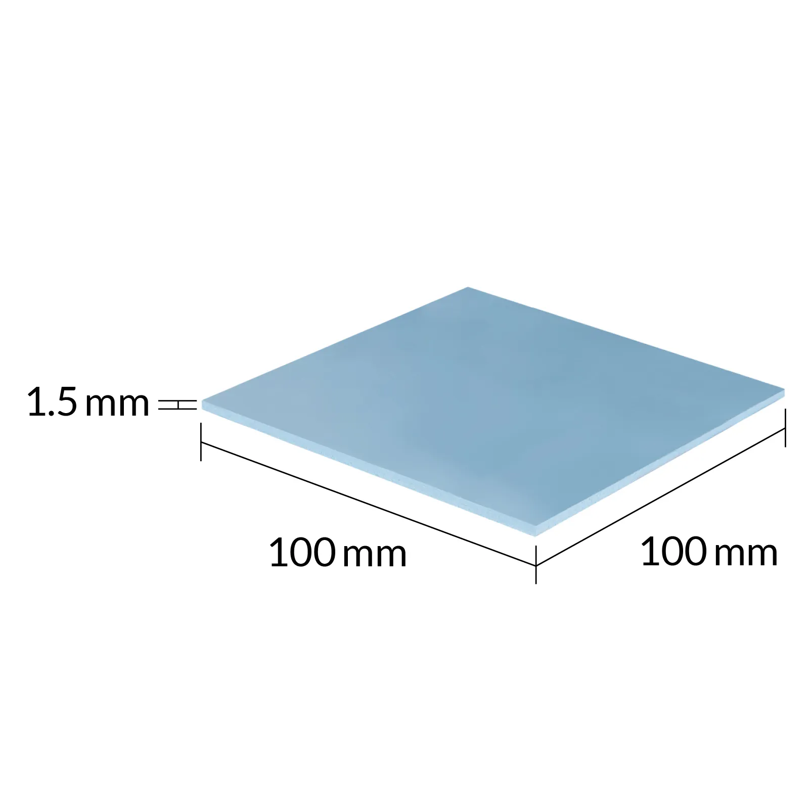 Arctic TP-3 100 x 100 mm 1.5 mm Thermal Pad, Blue