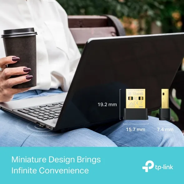 TP-Link Archer TX10UB Nano - USB Wi-Fi Adapter, Black