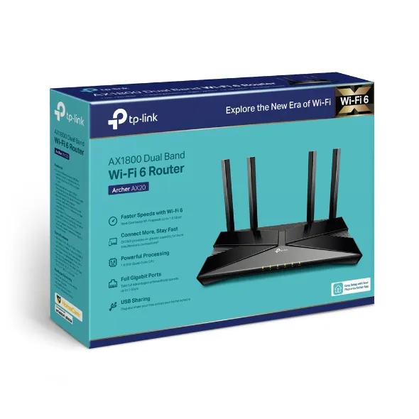 Ax1800 Dual-Band Wi-Fi 6 Router