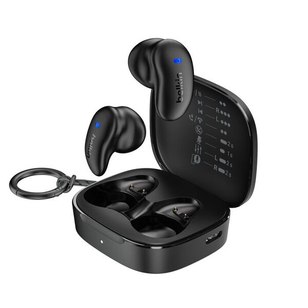 Belkin SoundForm Anywhere -langattomat nappikuulokkeet, musta