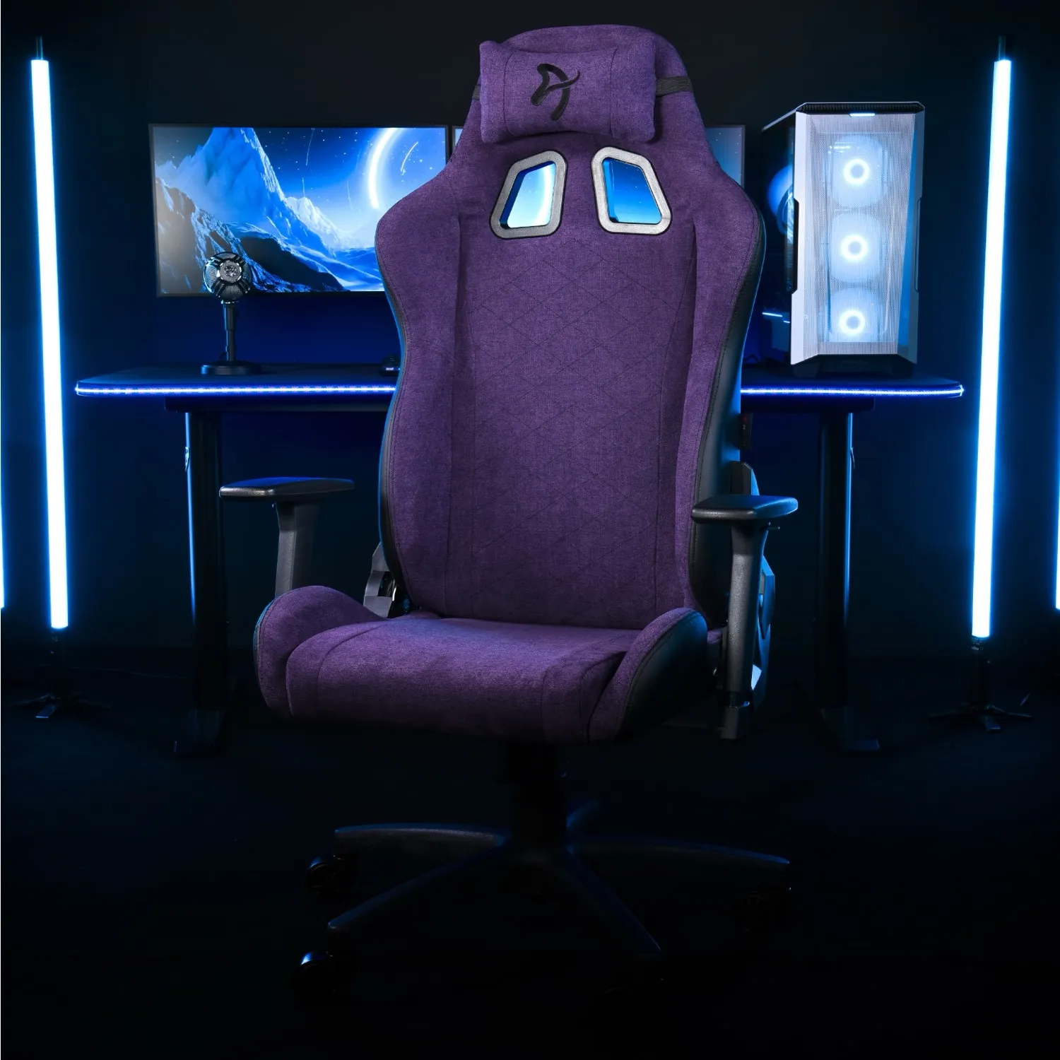 Arozzi Avanti SoftFabric - spelstol, violet