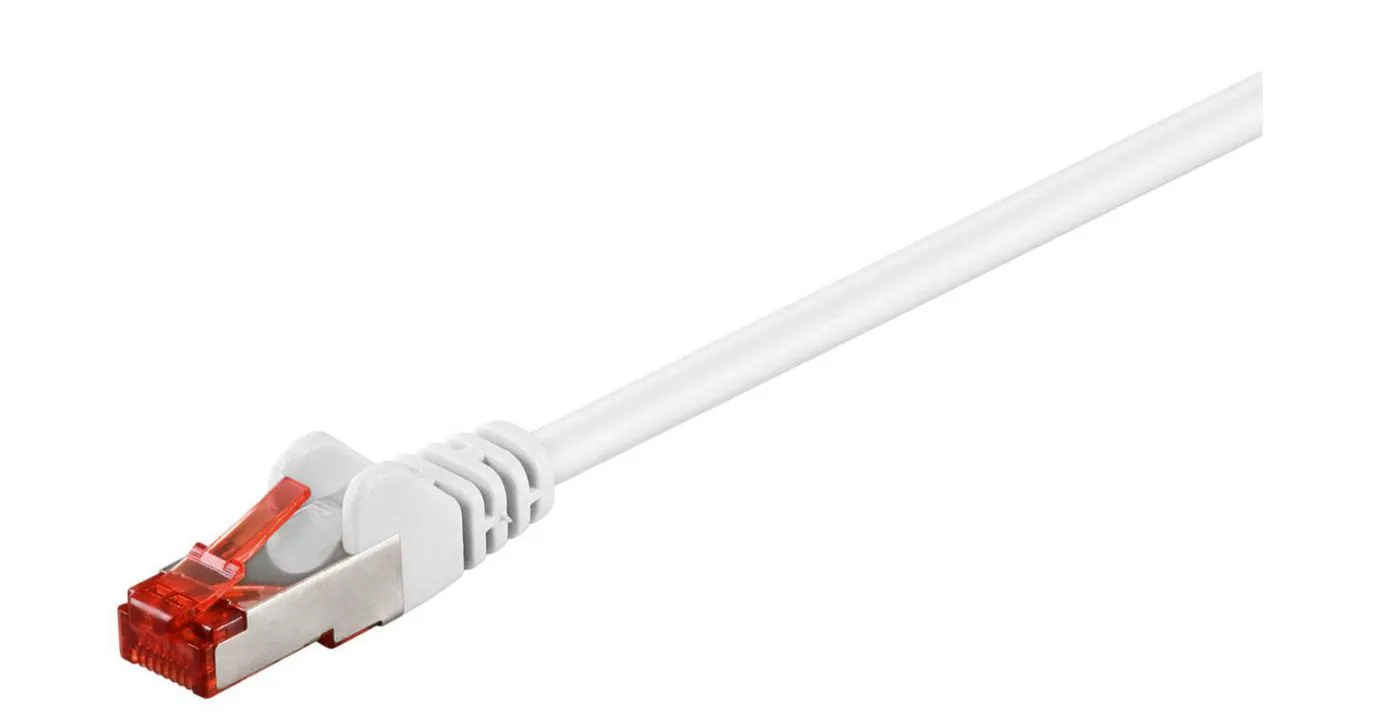 MicroConnect Cat6 F/UTP RJ45 5m -verkkokaapeli, valkoinen