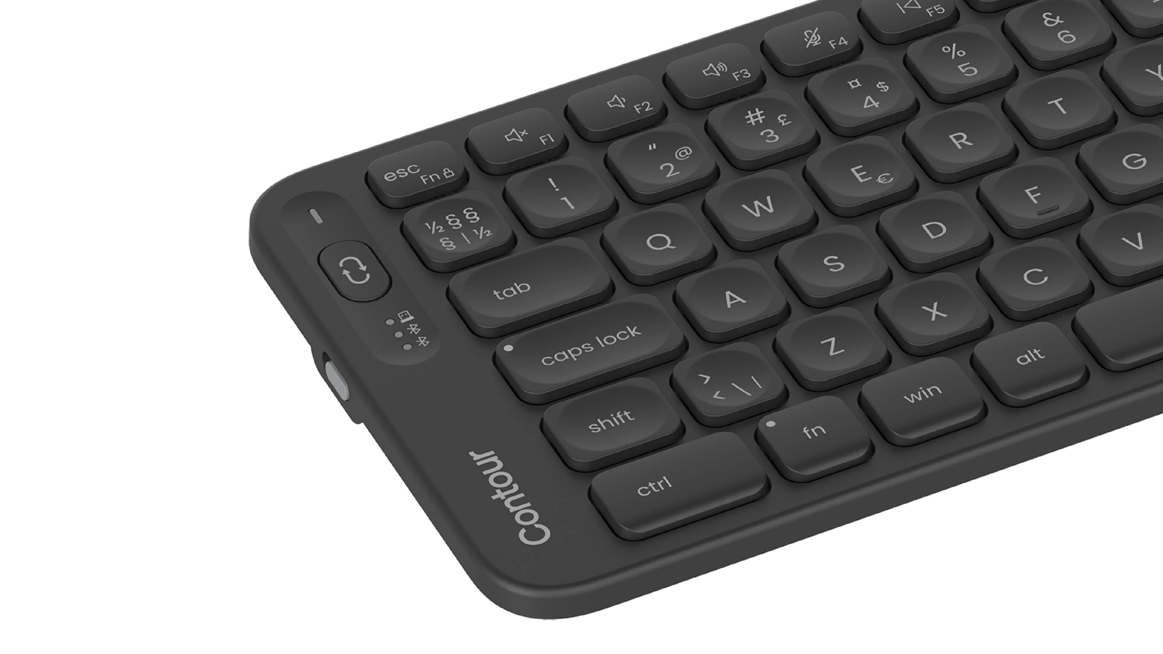 Contour Balance Mid-Size trådlöst ergonomiskt tangentbord, svart Contour Balance Mid-Size trådlöst ergonomiskt tangentbord, svart