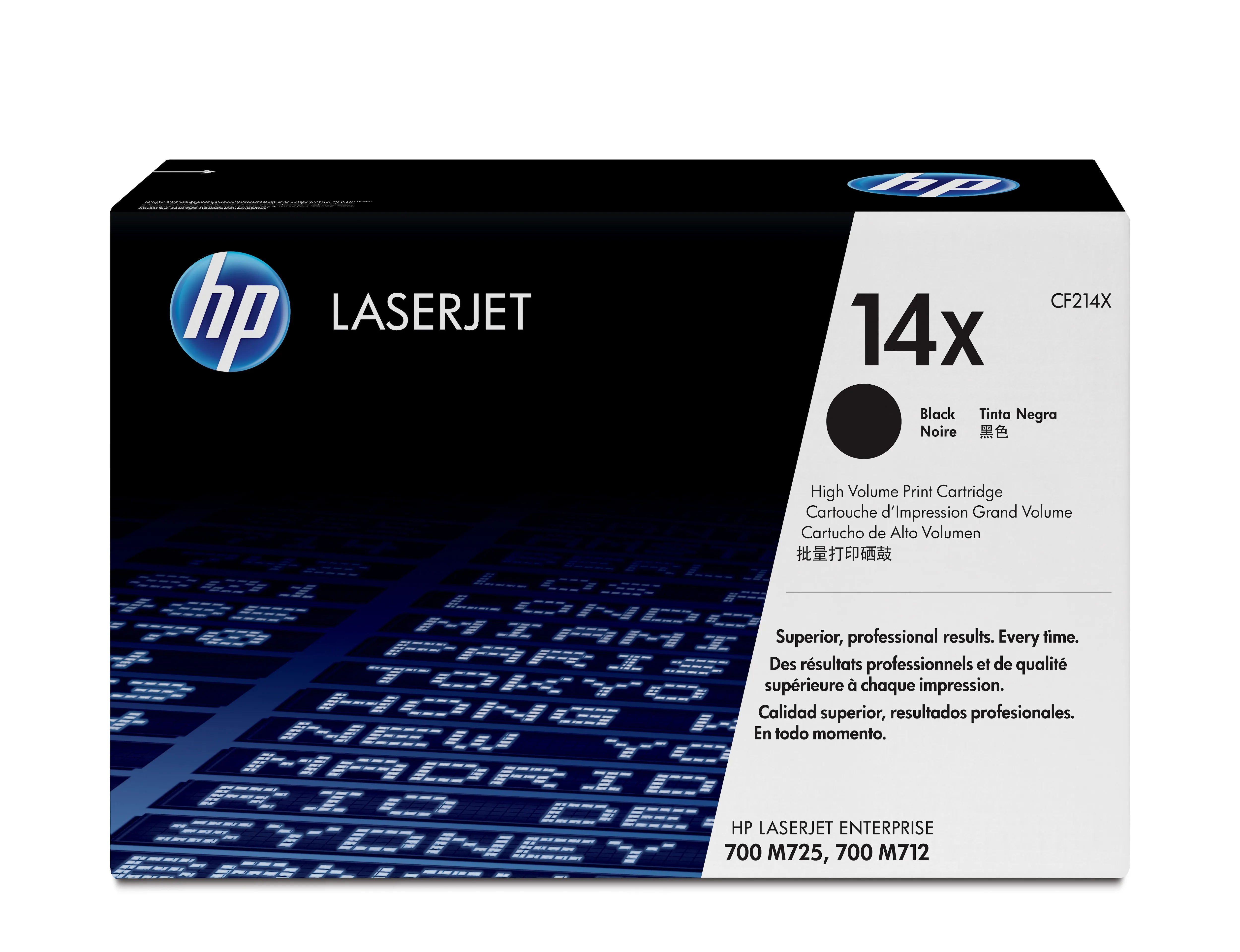 HP 14X H



&ouml;g kapacitet lasertoner, svart