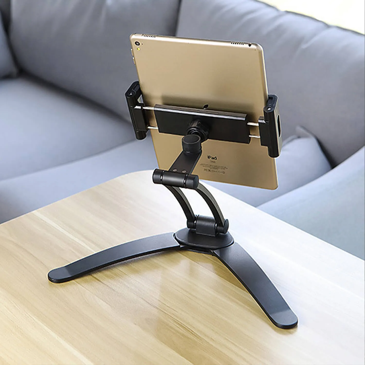 Desire2 Tablet holder 2-in-1 XL Wall and Portable up to 12.9&quot;, black