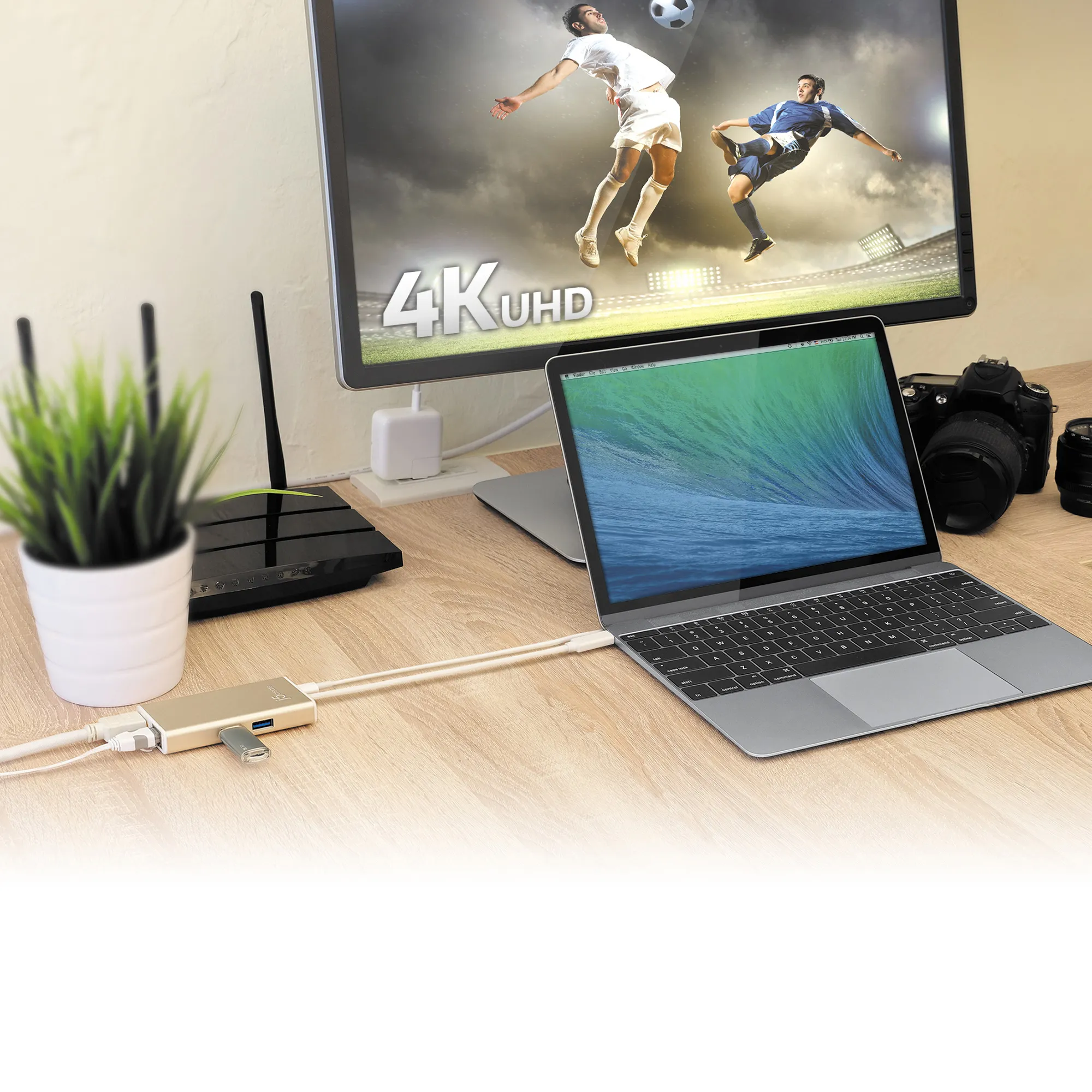 J5 Create USB-C MULTI-ADAPTER - - HDMI/ETHERNET/USB 3.1 HUB/PD 2.0