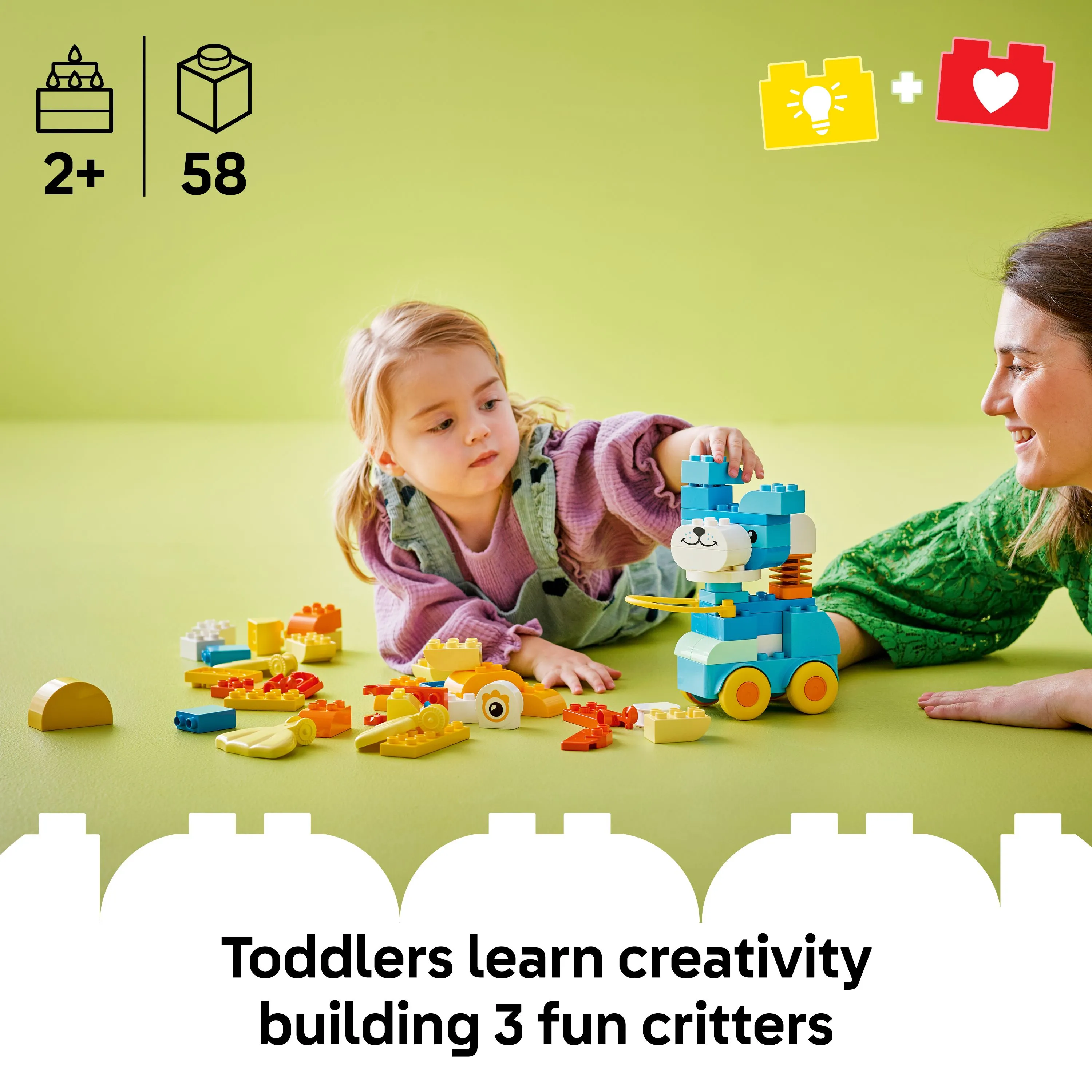 LEGO DUPLO Animals on Wheels 3-in-1 Set 10448