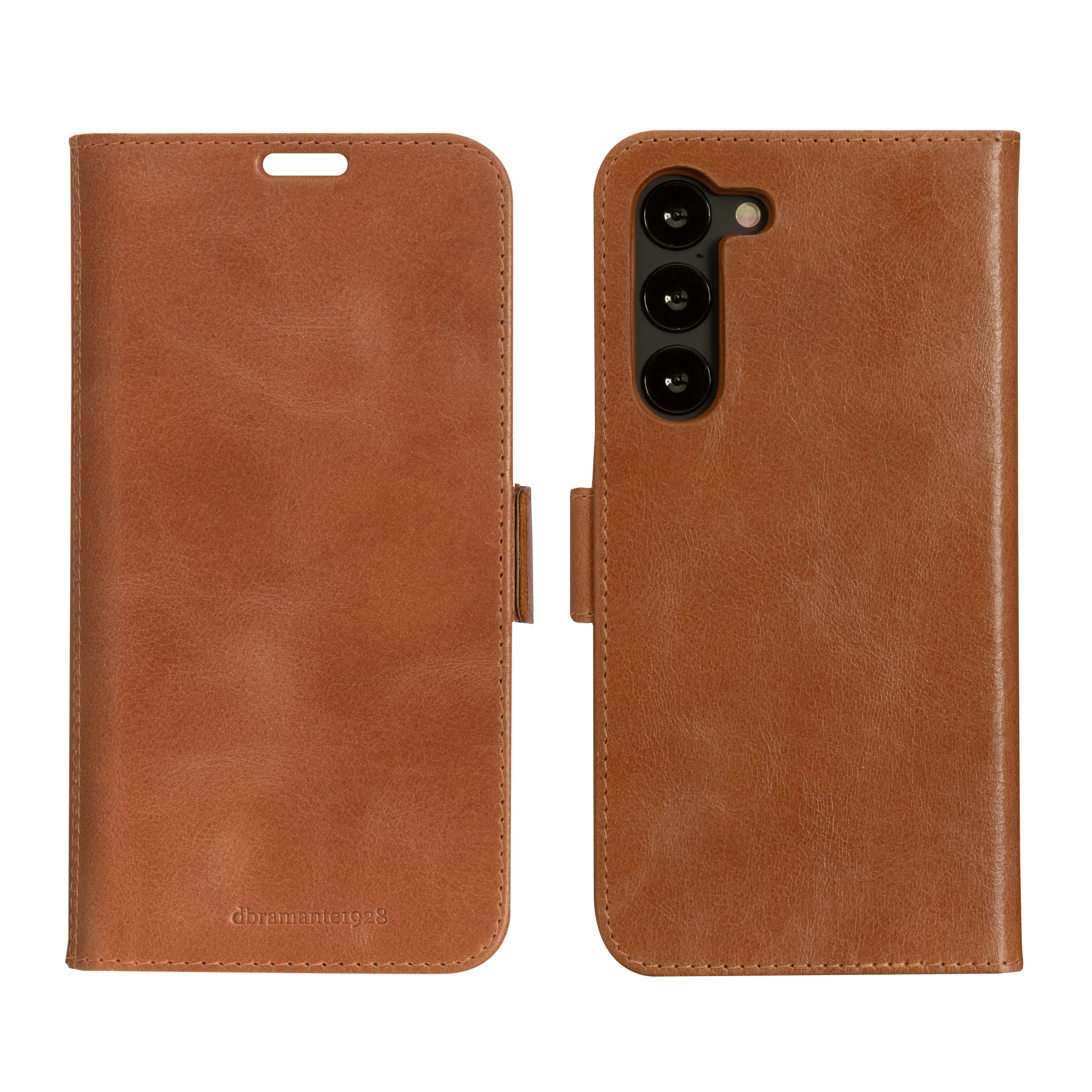 Dbramante1928 Lynge, Galaxy S23 Plus - Wallet Case, Tan