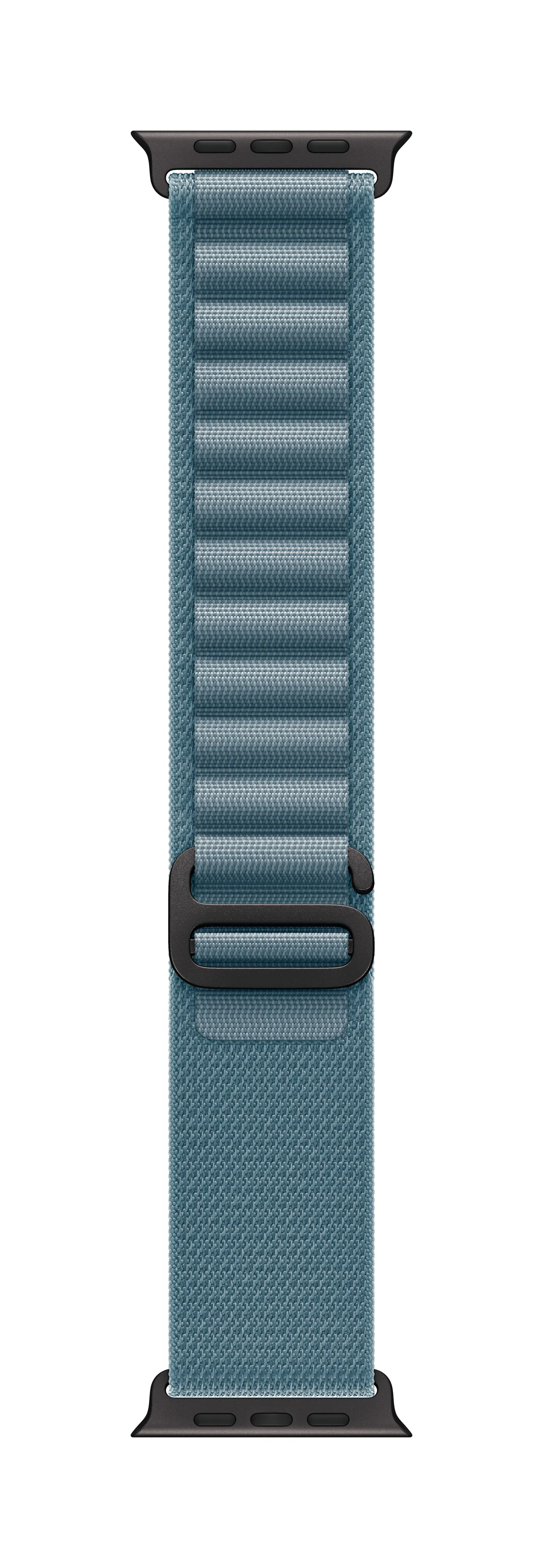 Apple Watch 49 mm bergsloop, ljusbl&aring;, Large, Black Titanium Finish