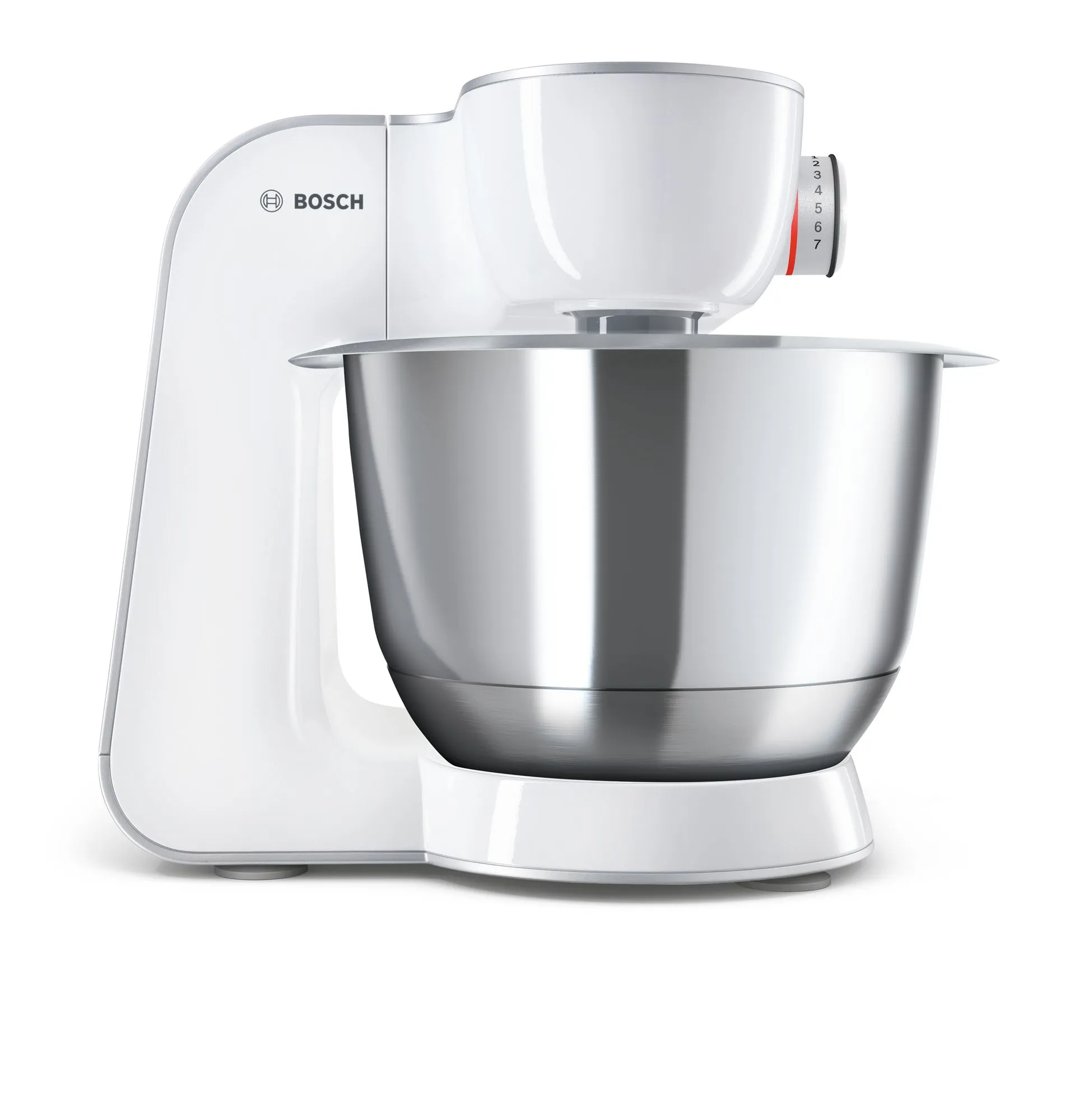 Bosch MUM58231 monitoimikone -yleiskone, 1000W, valkoinen/hopea