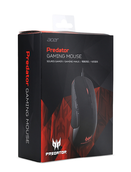 Acer Predator - Gaming Mouse, Black Red