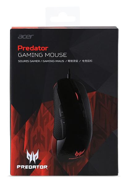 Acer Predator - Gaming Mouse, Black Red