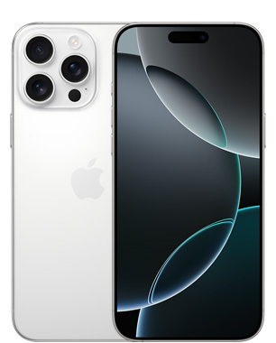 Refurbished iPhone 16 Pro Max 256GB, White Titanium (Fair condition)