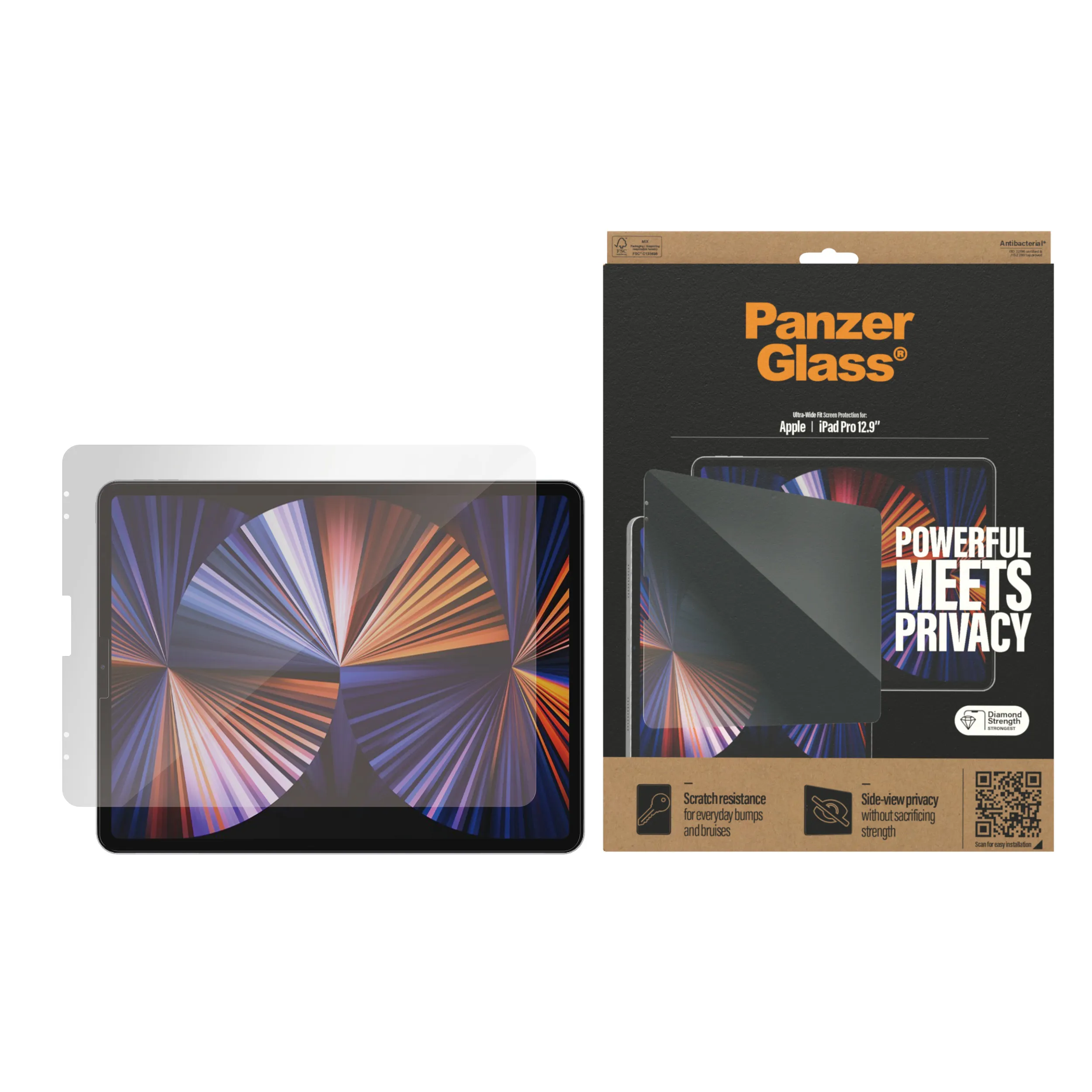 PANZERGLASS APPLE IPAD PRO 12.9 - (2020) PRIVACY PANZERGLASS APPLE IPAD PRO 12.9 - (2020) PRIVACY
