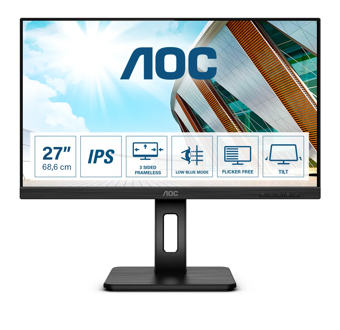 AOC Q27P2Q 27" QHD, IPS - monitor