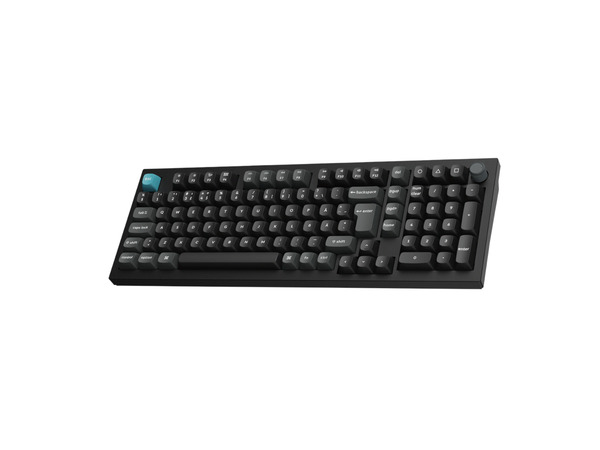 Keychron Q5 Ultra 8K -langaton mekaaninen pelin&auml;pp&auml;imist&ouml;, Silk POM Brown, musta