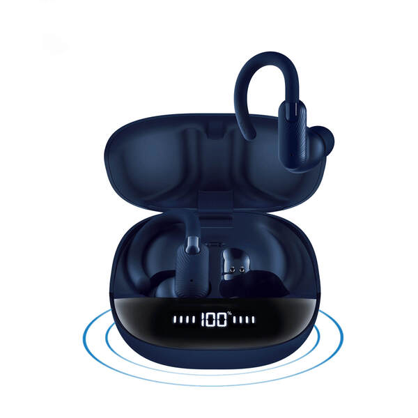 MIXX Sports Charge 2 TWS -langattomat nappikuulokkeet, musta/sininen