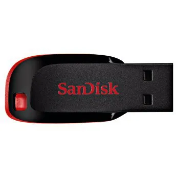 SanDisk Cruzer Blade USB 2.0 32GB memory stick, Black/Red
