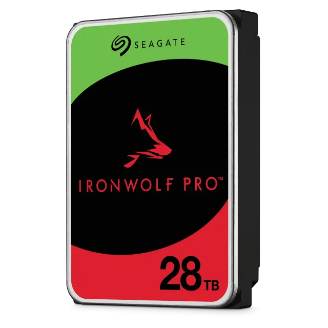Seagate IronWolf Pro 3.5" 28 TB, 7200 RPM, 512 MB, 550 WRL, SATA III h&aring;rddisk (NAS)