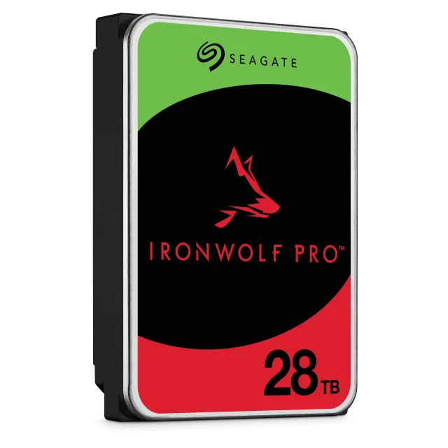 Seagate IronWolf Pro 3.5" 28 TB, 7200 RPM, 512 MB, 550 WRL, SATA III h&aring;rddisk (NAS)