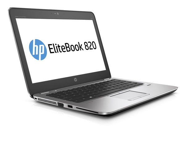 HP 12.5" EliteBook 820 G3, 256GB, Win 10 Pro - kannettava, hopea