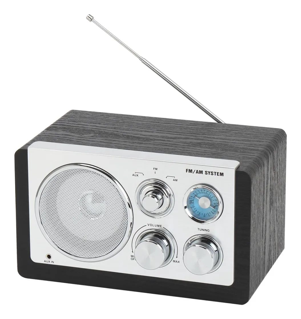 Denver TR-63B B&auml;rbar analog AM/FM-radio - Svart