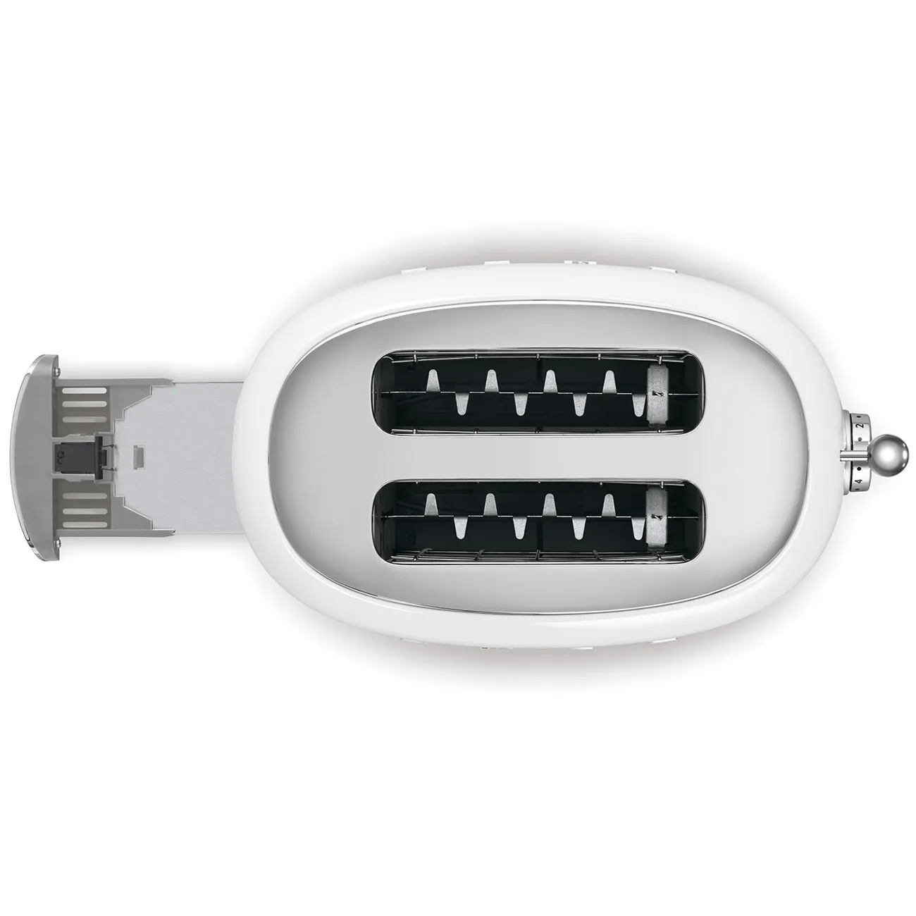 Smeg TSF01WHEU - toaster, 2 slots, White