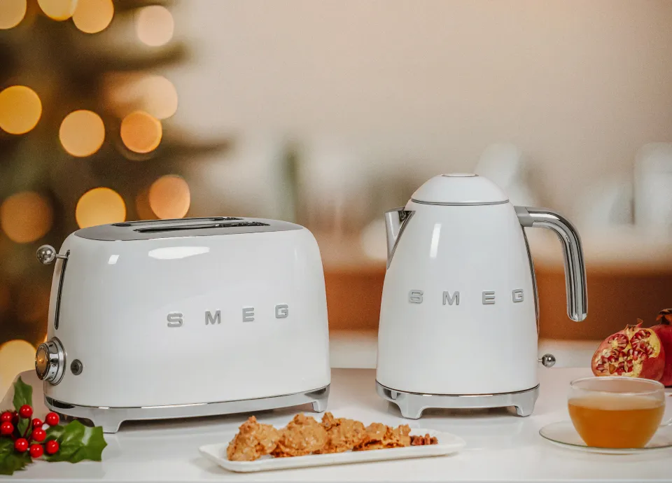 Smeg TSF01WHEU - toaster, 2 slots, White