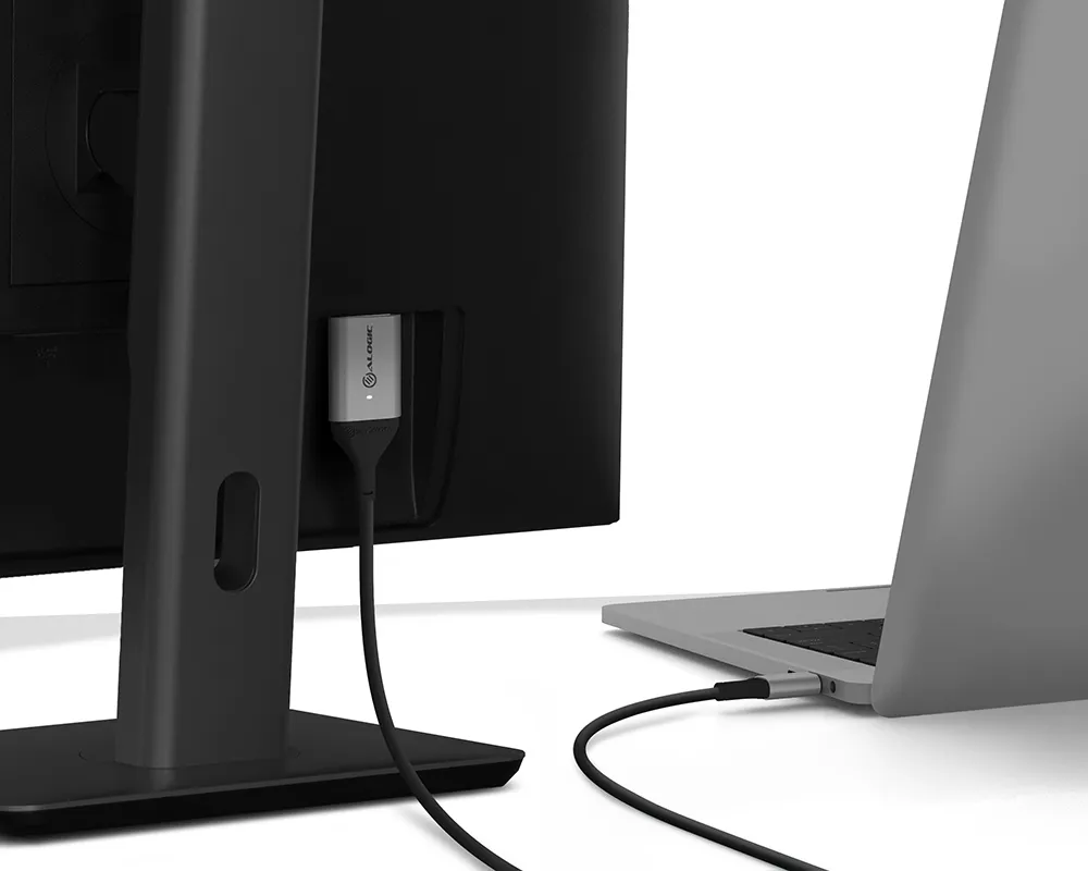 Alogic Ultra USB-C – HDMI - cable, 2 m, Black/Grey