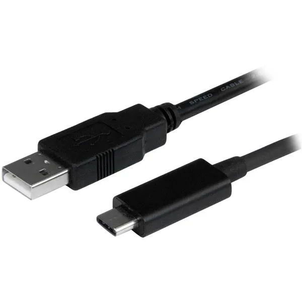 StarTech USB-A to USB-C cable, 1 m, Black