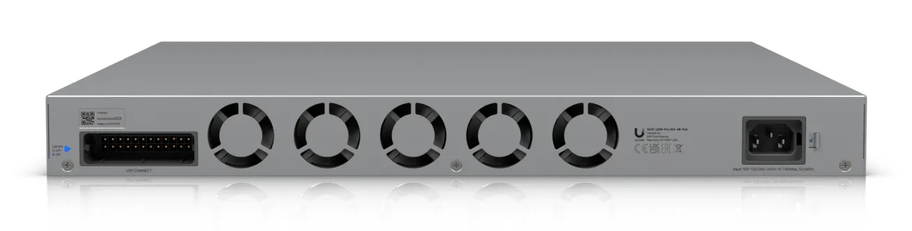 Ubiquiti UniFi Pro XG 48 PoE (USW-PRO-XG-48-POE) - Managerad Layer 3-switch, gr&aring;