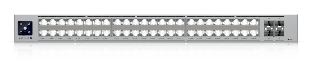 Ubiquiti UniFi Pro XG 48 PoE (USW-PRO-XG-48-POE) - Managerad Layer 3-switch, gr&aring;
