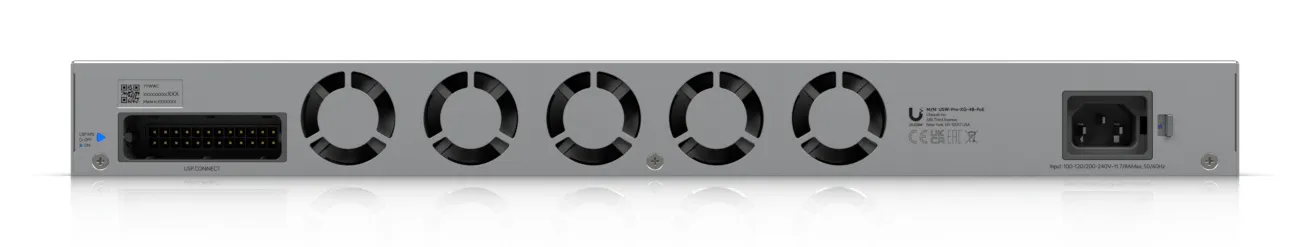 Ubiquiti UniFi Pro XG 48 PoE (USW-PRO-XG-48-POE) - Managerad Layer 3-switch, gr&aring;