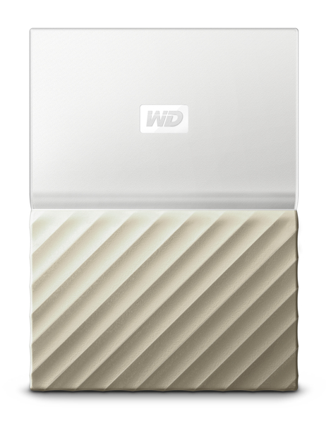WD My Passport Ultra 2 Tt -ulkoinen kovalevy, Kulta/Valkoinen