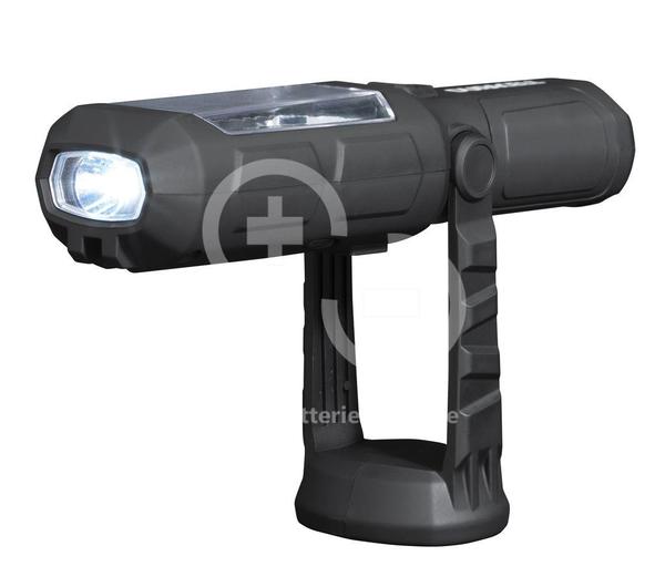 DURACELL EXPLORER WKL-1 ty&ouml;lamppu ja k&auml;sivalaisin. 235lm, 8 x LED 3W ja 1 x LED 1W. 8m, 7h, (sis. 3 x AA paristoa)