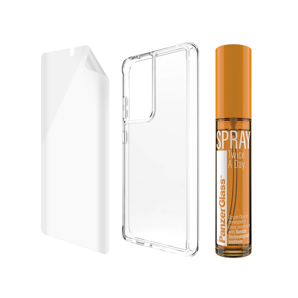 PanzerGlass Galaxy S21 Ultra Hygiene Pack (TPU,