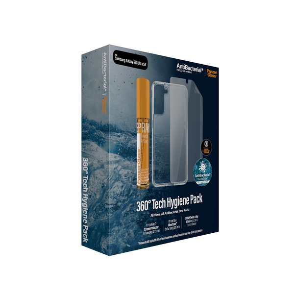 PanzerGlass Galaxy S21 Ultra Hygiene Pack (TPU,