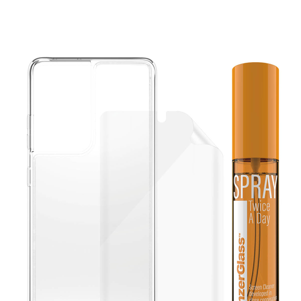 PanzerGlass Galaxy S21 Ultra Hygiene Pack (TPU,